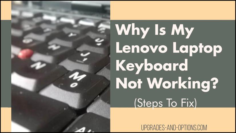 lenovo laptops keyboard not working