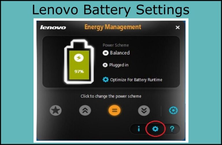 display lenovo vantage battery status