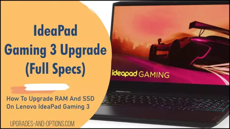 IdeaPad Gaming 3 Upgrade