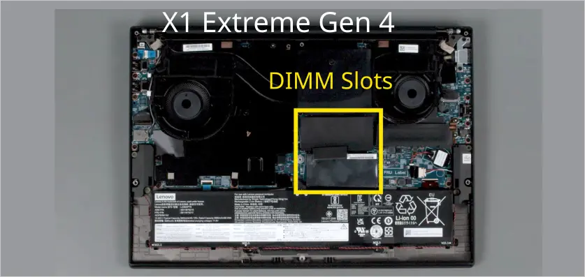 X1 Extreme Gen 4 DIMM Slots