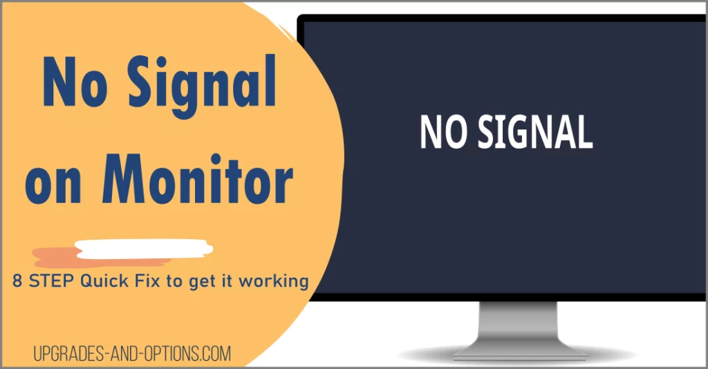 No Signal Monitor - How To Fix
