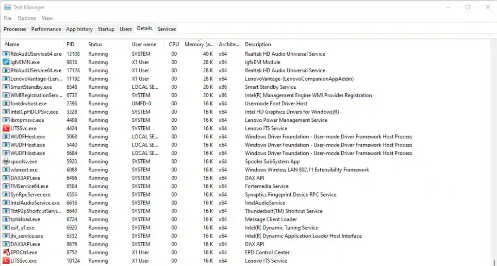 Windows Task Manager