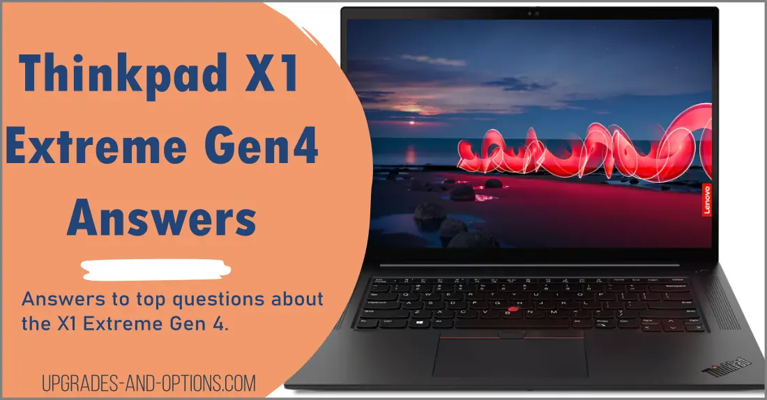 ThinkPad X1 Extreme Gen4 Answer Guide