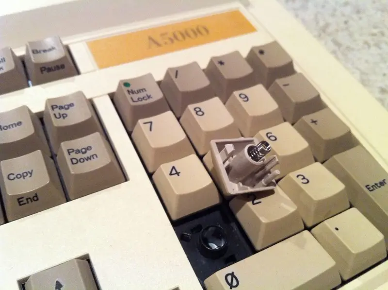 keyboard inside keycap