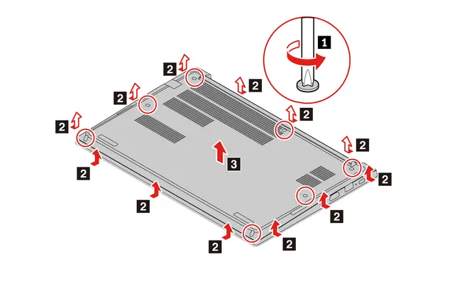 Thinkpad E14 Back Cover