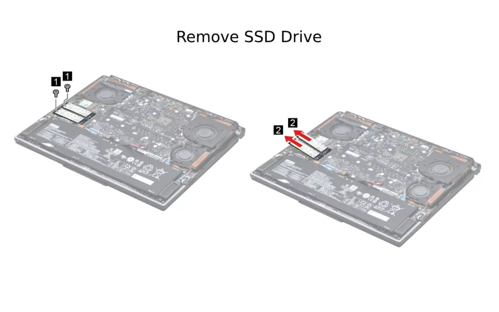 Remove SSD Drive