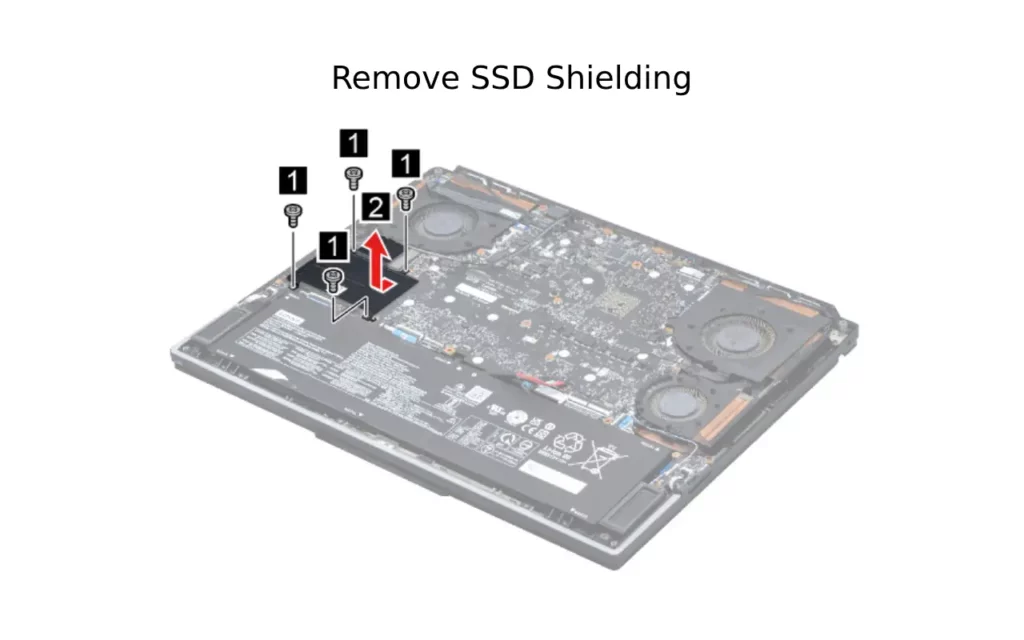 Remove SSD Shielding