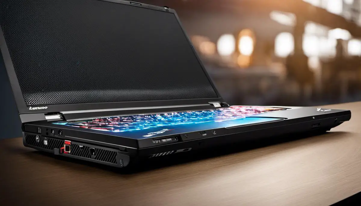 Image of a Lenovo ThinkPad laptop